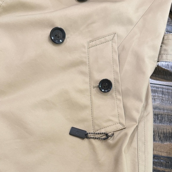 Coach Trench Coat with Heart Animal Print - Picture 4 of 12